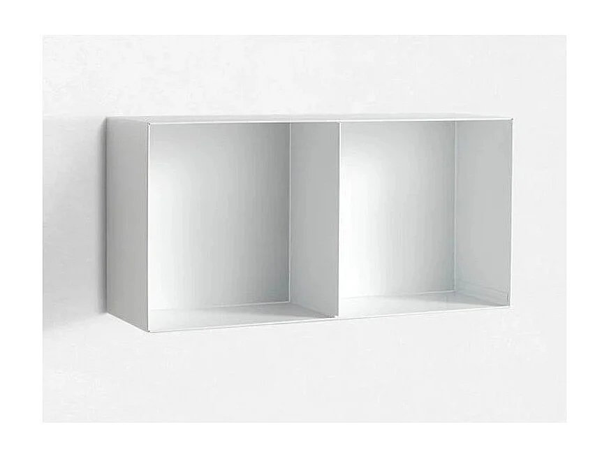 Ensemble meuble de salle de bain bois clair avec étagère et miroir à LED Kyo L 165cm