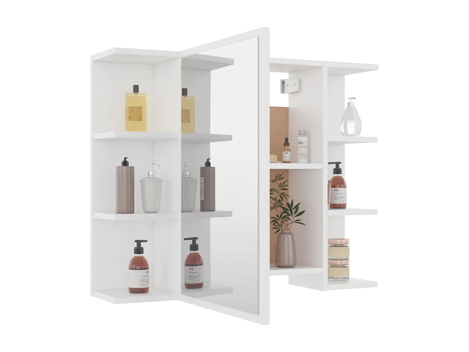 Ensemble de meubles de salle de bain 3 pcs Blanc 3