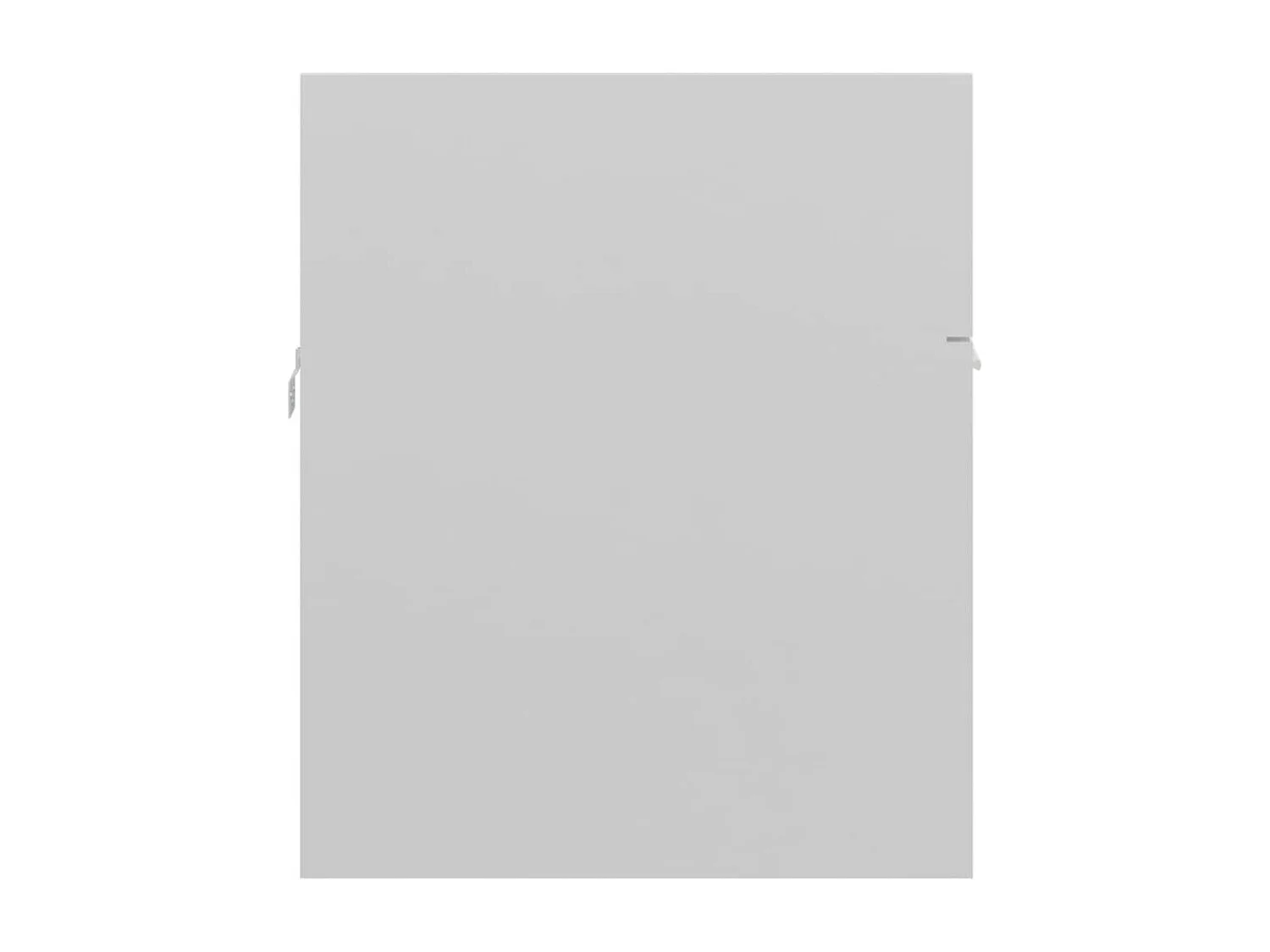 Ensemble de meubles de bain 2 pcs Blanc brillant 9