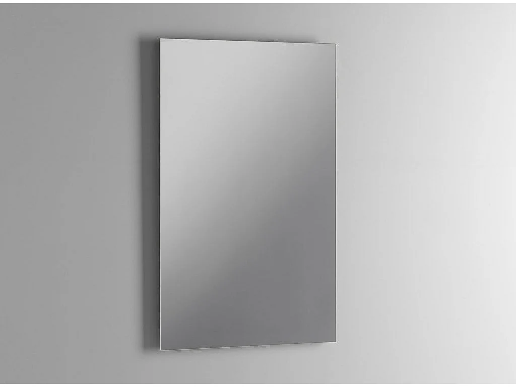Ensemble meuble de salle de bain 3 tiroirs bois blanc et miroir lumineux Malo L 60cm