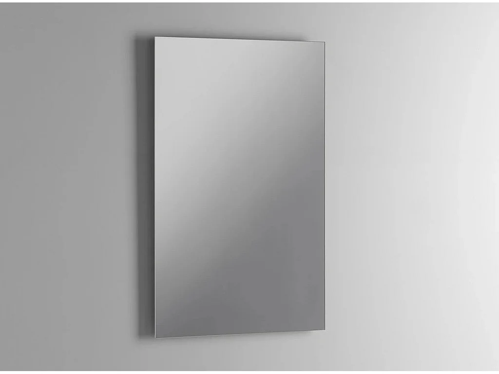 Ensemble meuble de salle de bain 3 tiroirs laqué blanc brillant et miroir lumineux Malo L 100cm