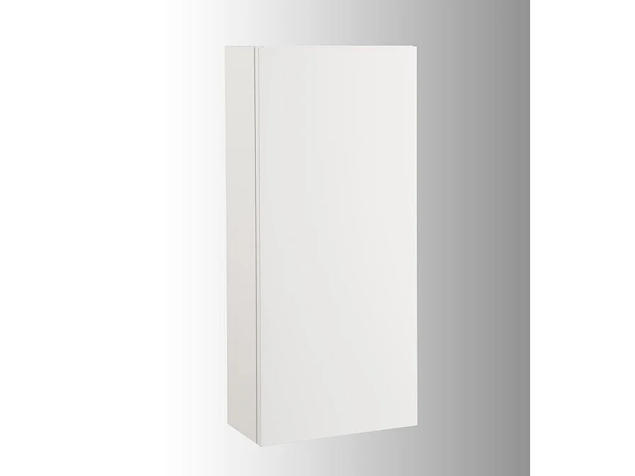 Ensemble meuble de salle de bain 1 étagère 1 armoire bois clair et miroir lumineux Teph L 70cm