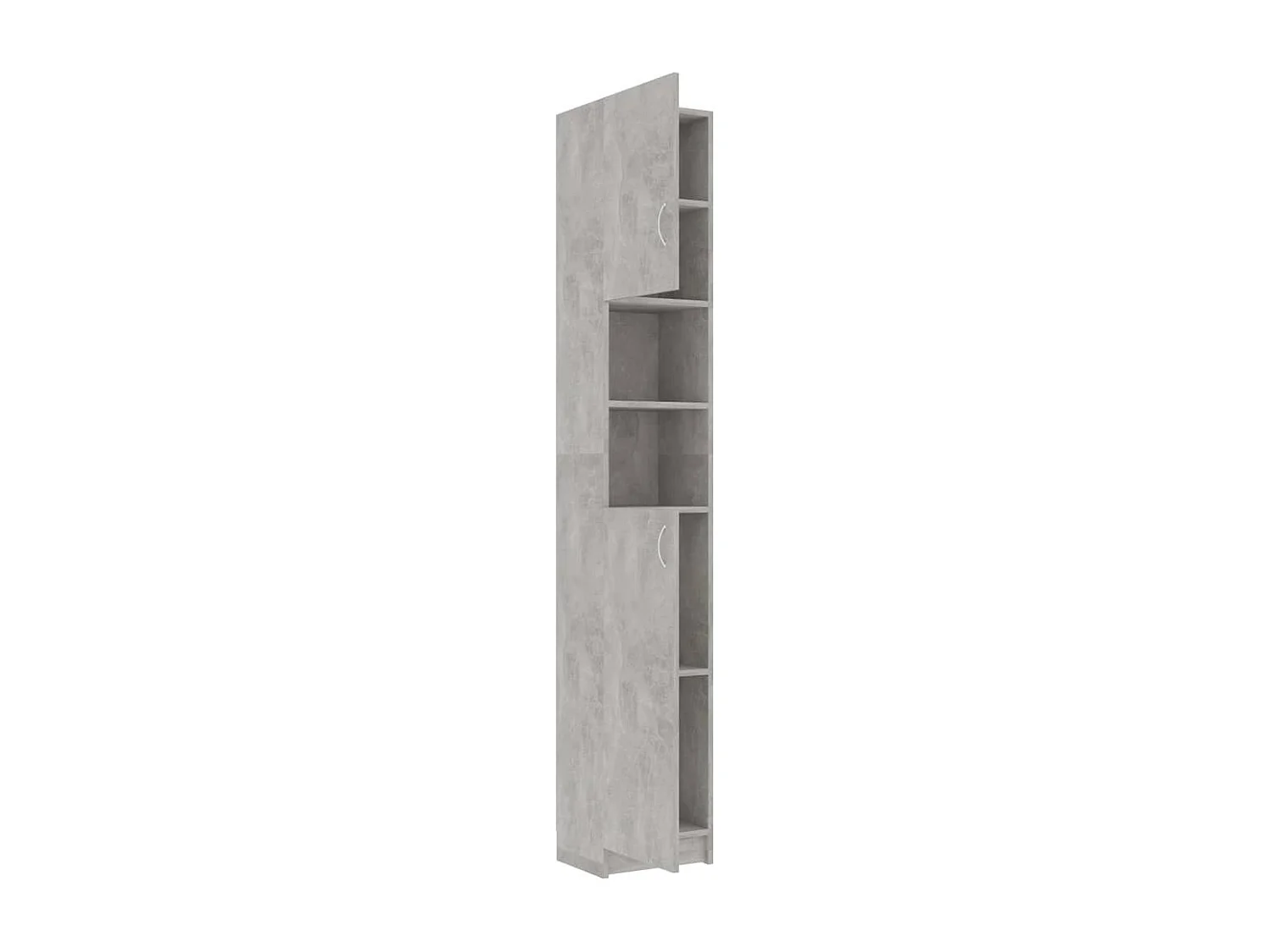 Armoire de salle de bain Gris béton 32x25,5x190