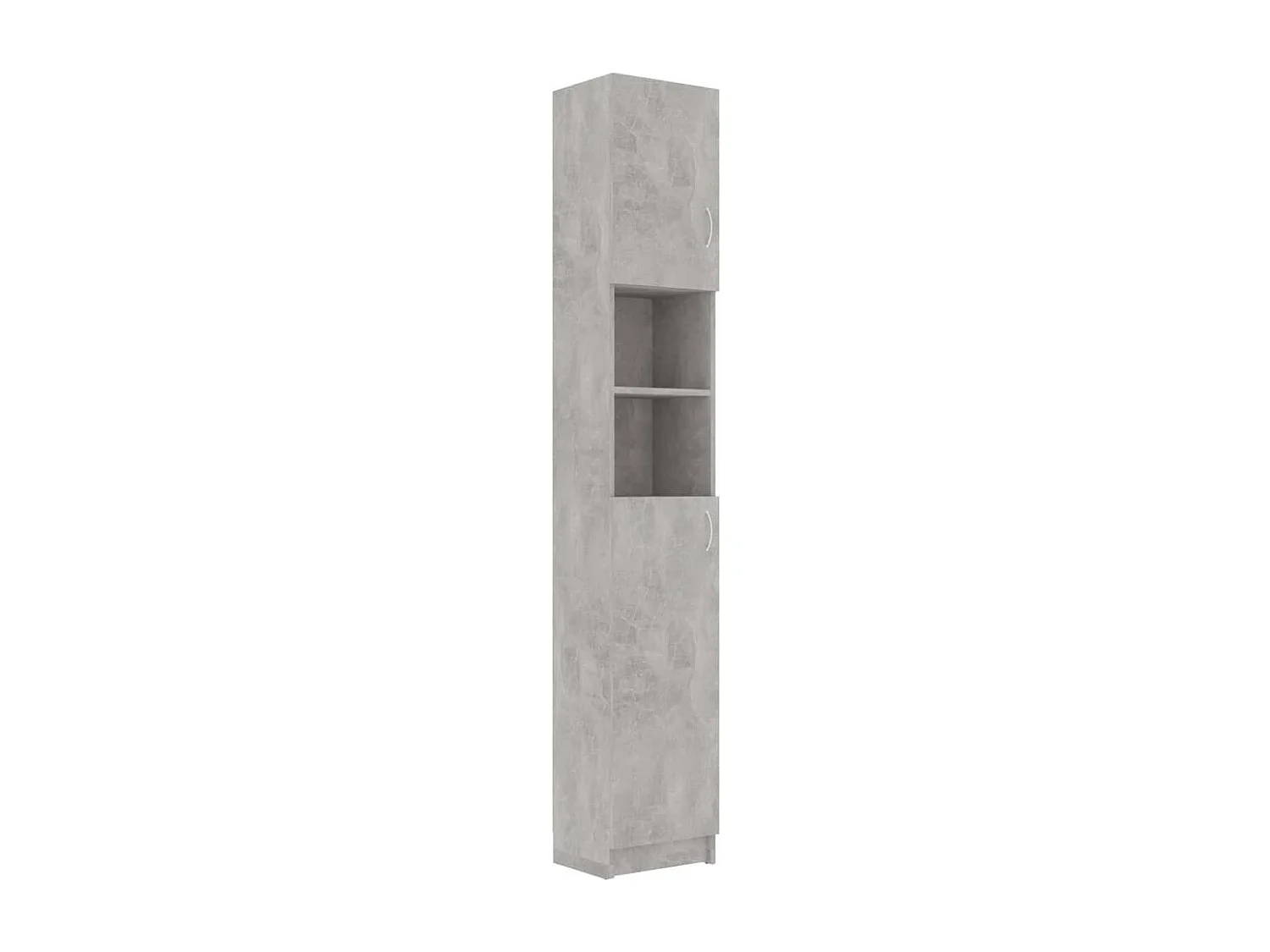 Armoire de salle de bain Gris béton 32x25,5x190