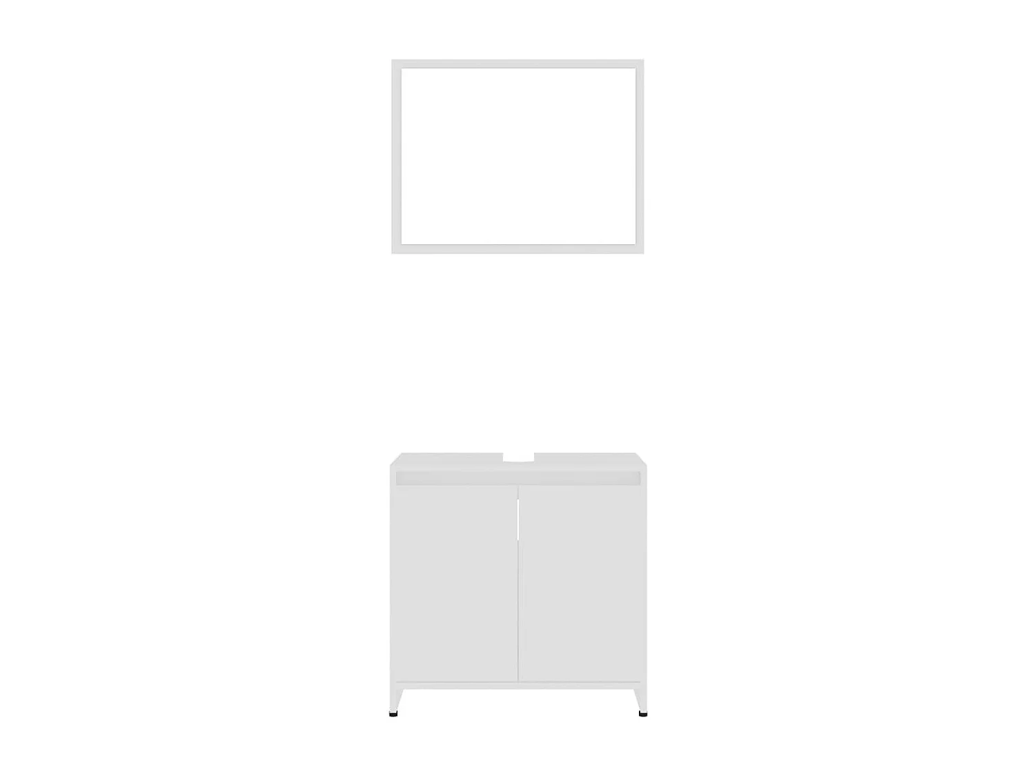 Ensemble de meubles de salle de bain Blanc 37