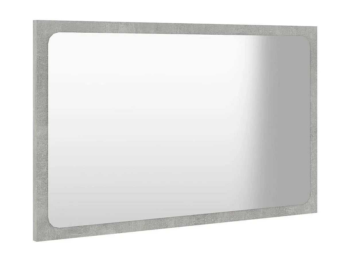 Ensemble de meubles de salle de bain 2 pcs Gris béton 5