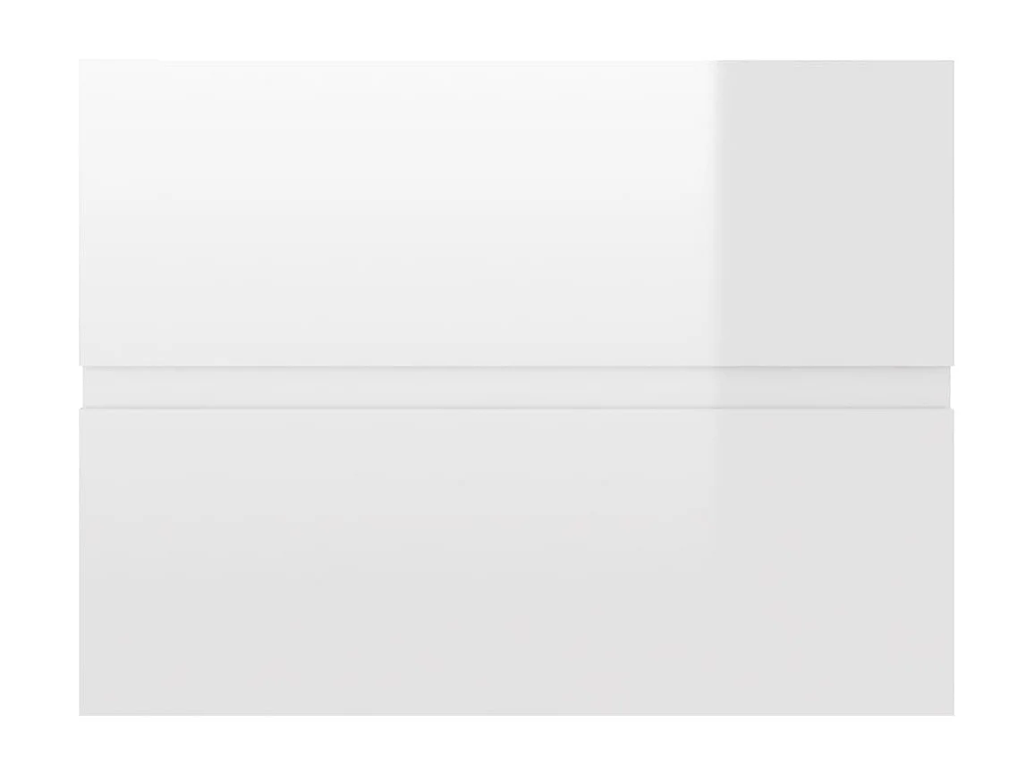 Ensemble de meubles de salle de bain Blanc brillant 71