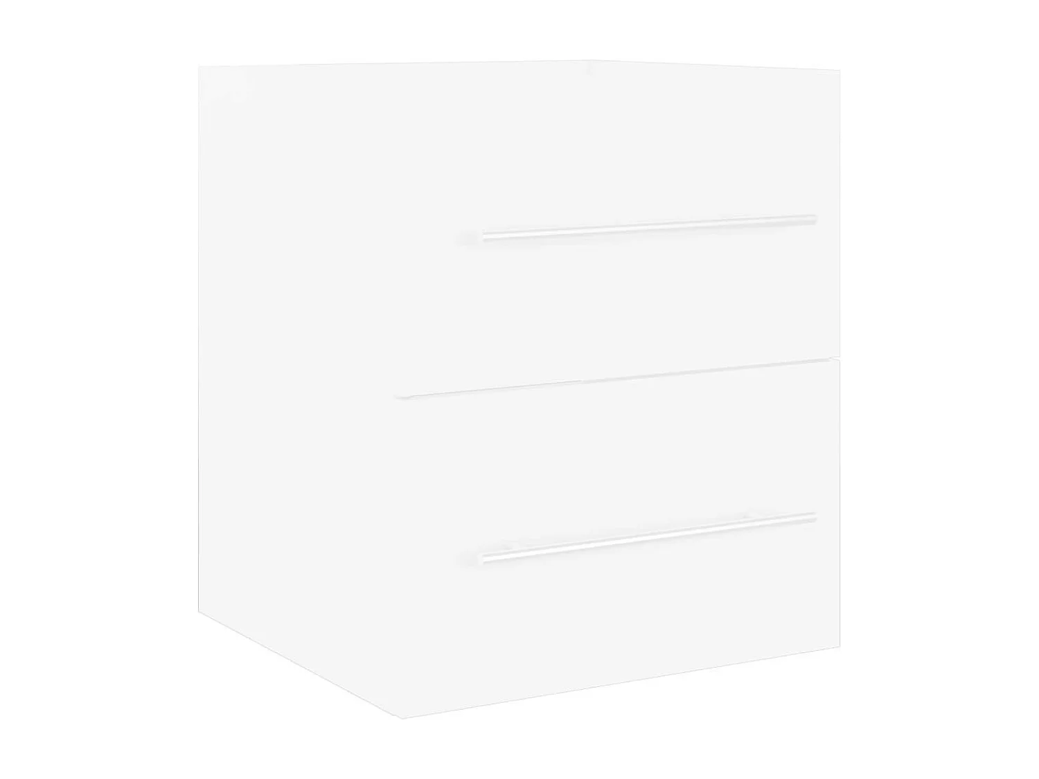 Armoire d'évier Blanc 41x38,5x48