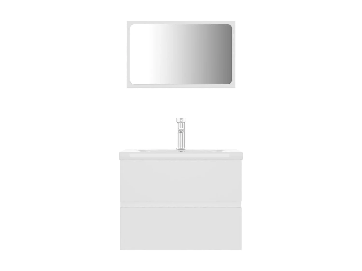 Ensemble de meubles de salle de bain Blanc 81