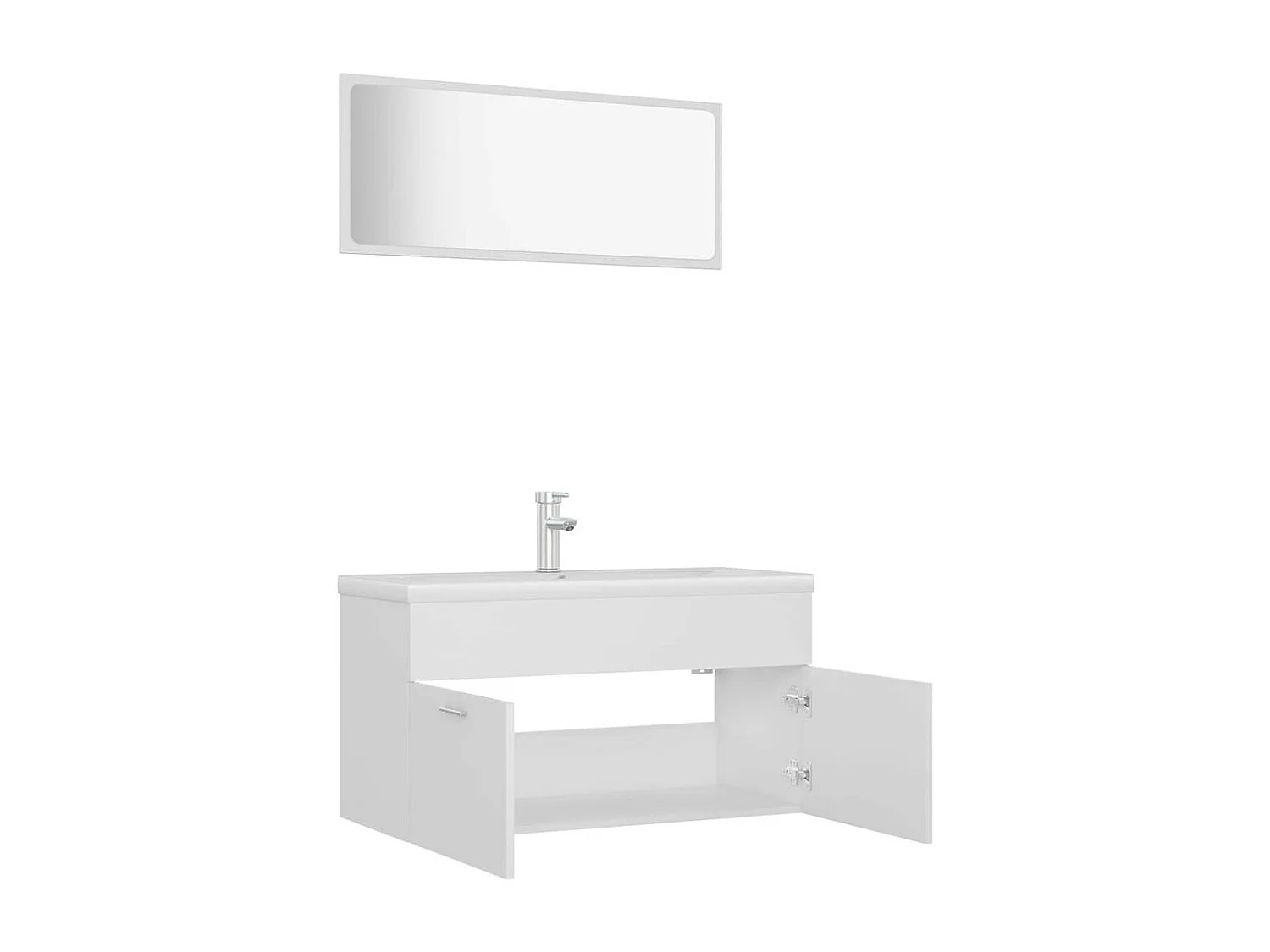 Ensemble de meubles de salle de bain Blanc 28