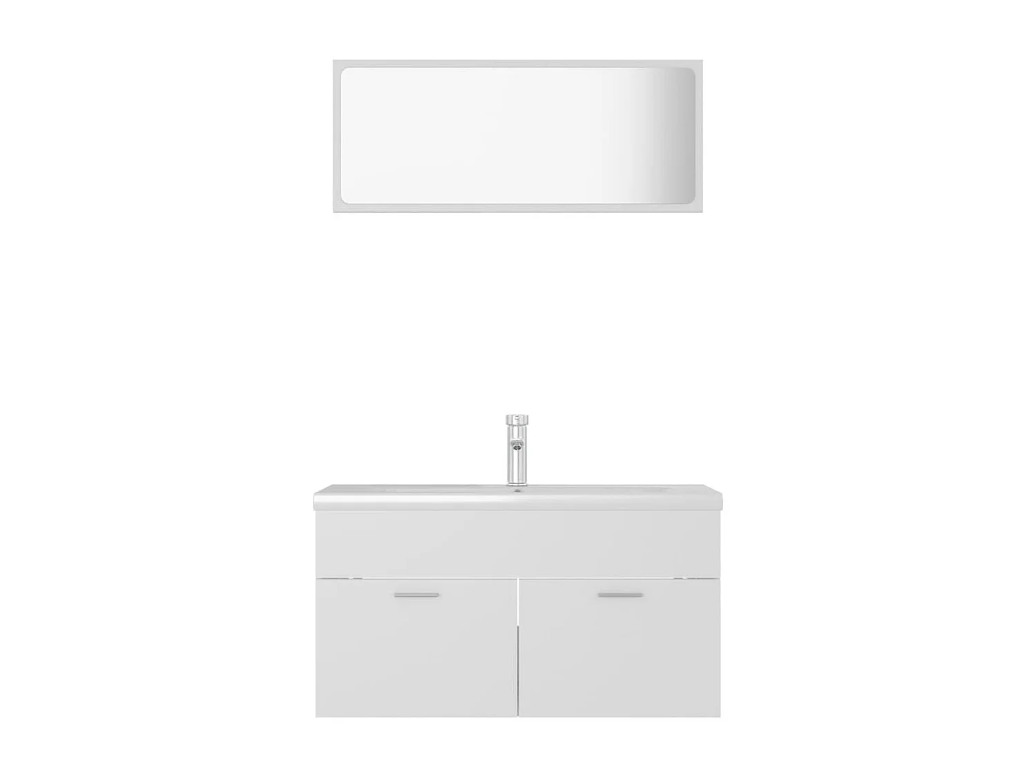 Ensemble de meubles de salle de bain Blanc 28