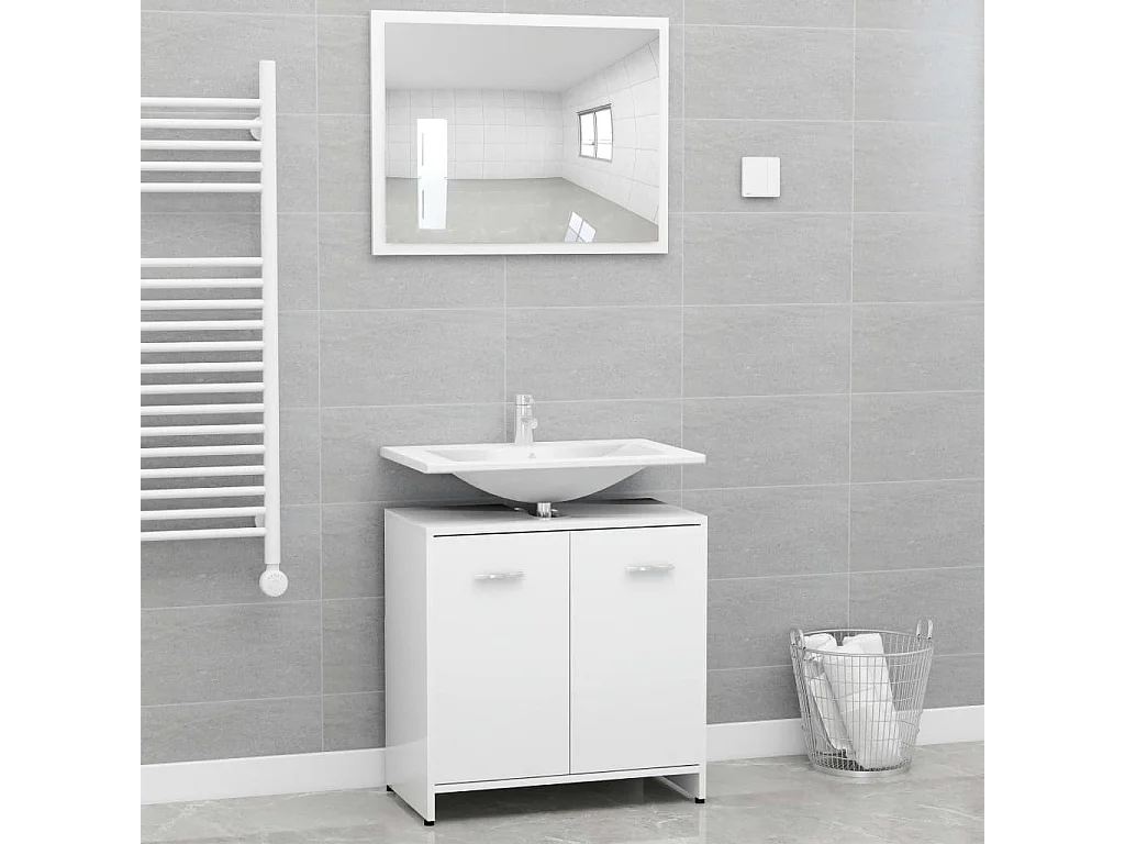 Ensemble de meubles de salle de bain Blanc 36