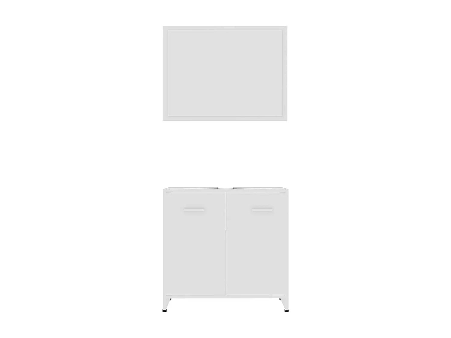 Ensemble de meubles de salle de bain Blanc 36