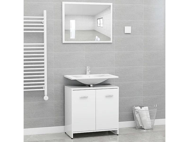 Ensemble de meubles de salle de bain Blanc 36