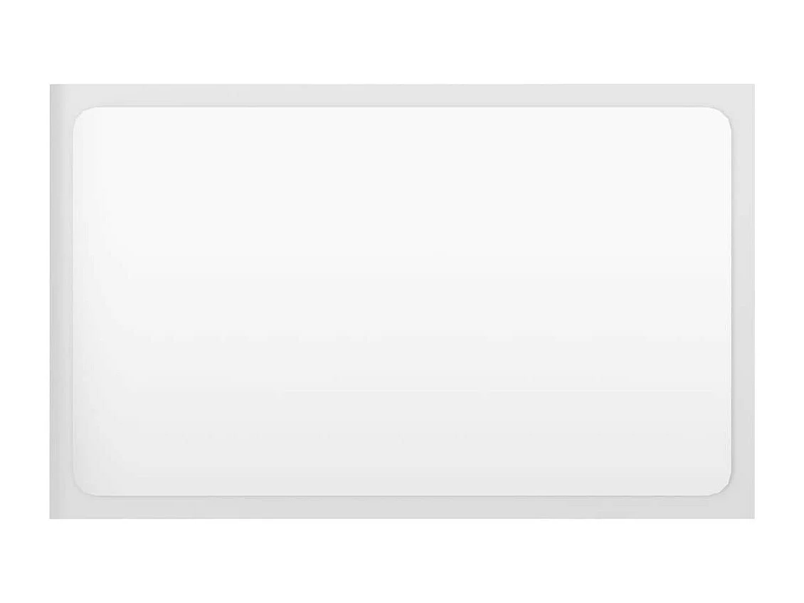 Ensemble de meubles de bain 2 pcs Blanc brillant 4