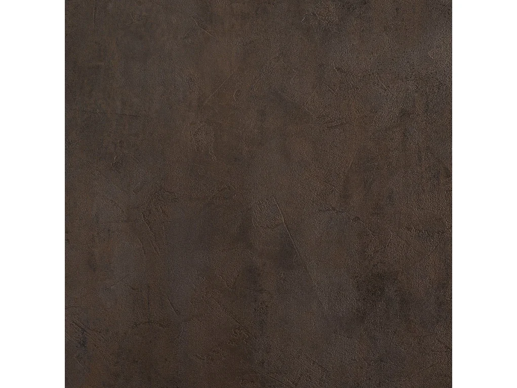 Ensemble meuble de salle de bain 2 tiroirs marron effet pierre et miroir à LED Olo L 80cm