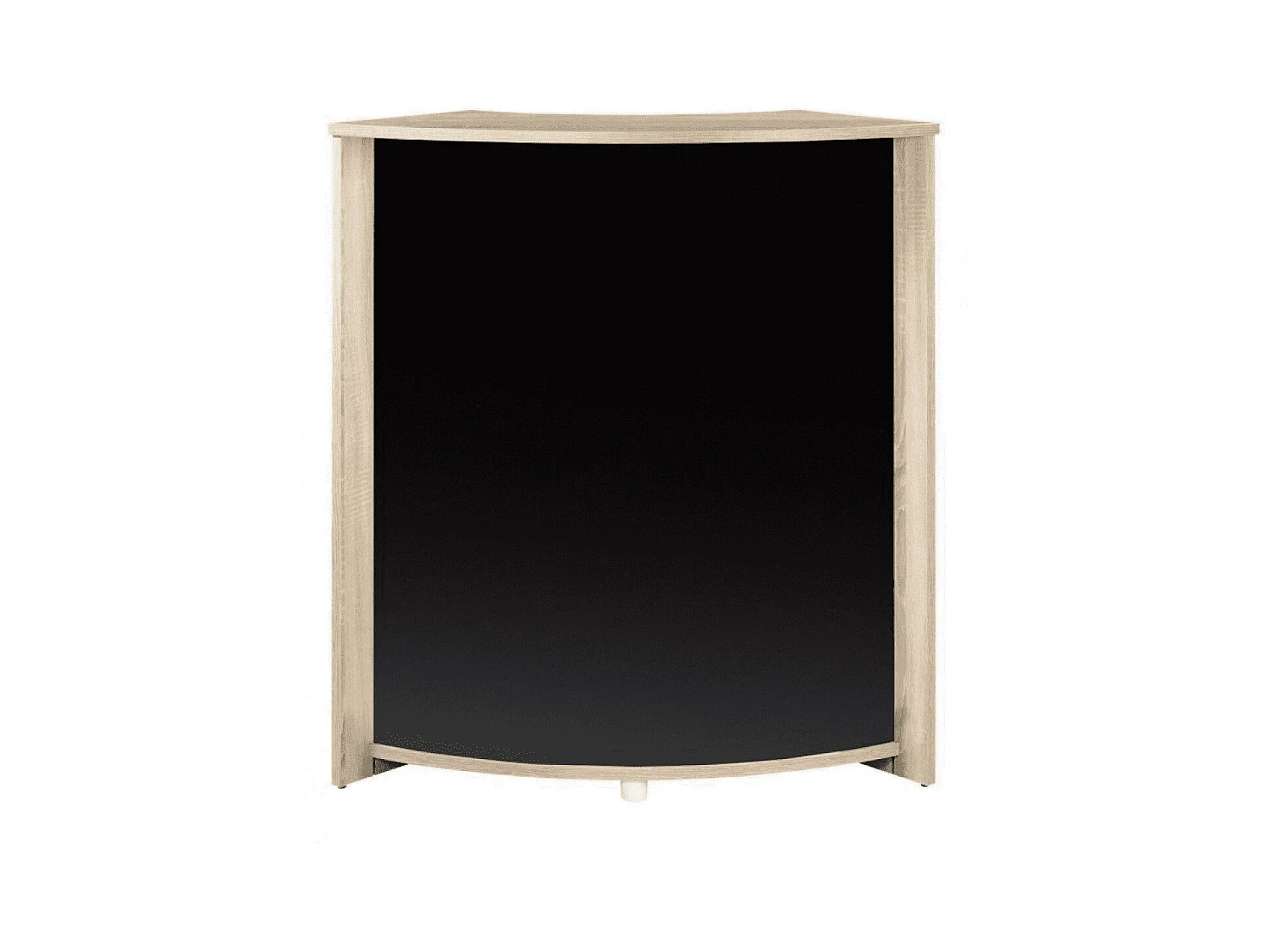 Comptoir de bar chêne naturel et noir Snack 96cm