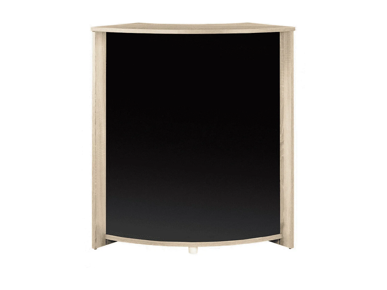 Comptoir de bar chêne naturel et noir Snack 96cm