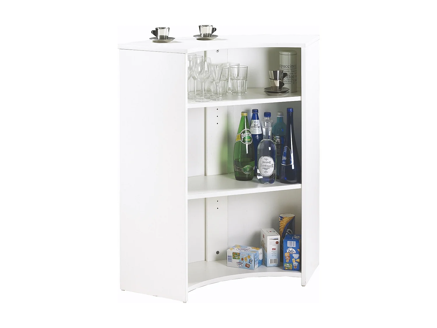 Comptoir de bar blanc Snack 96cm