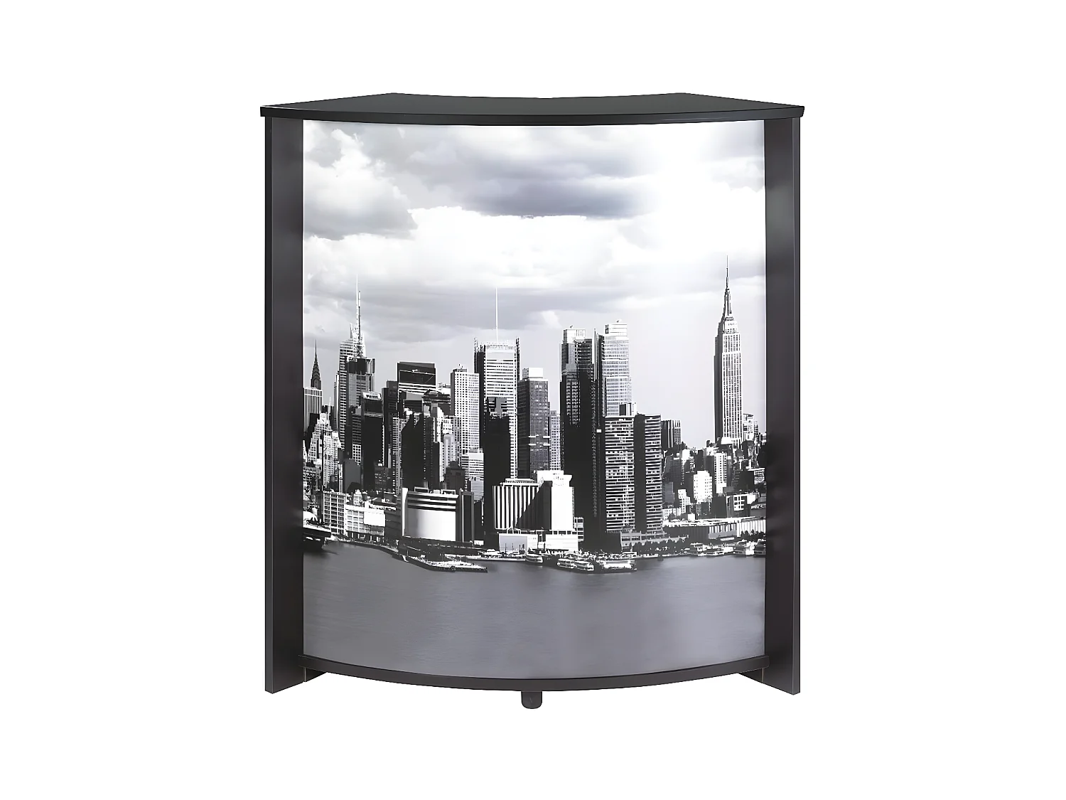 Manhattan Snack zwart en bedrukte toog 96 cm