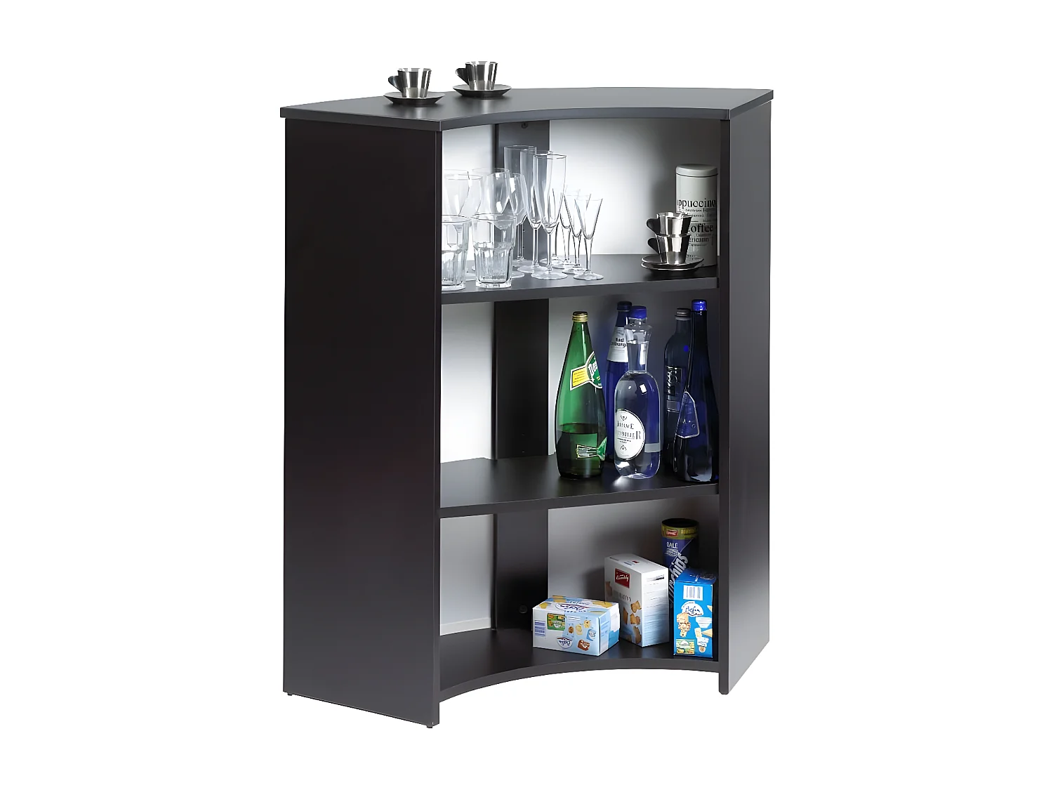 Manhattan Snack zwart en bedrukte toog 96 cm