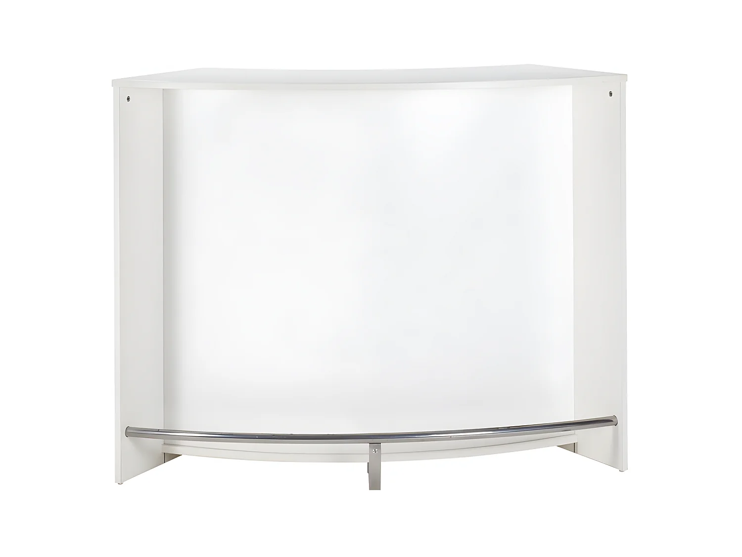 Comptoir de bar 2 portes blanc Snack 134cm
