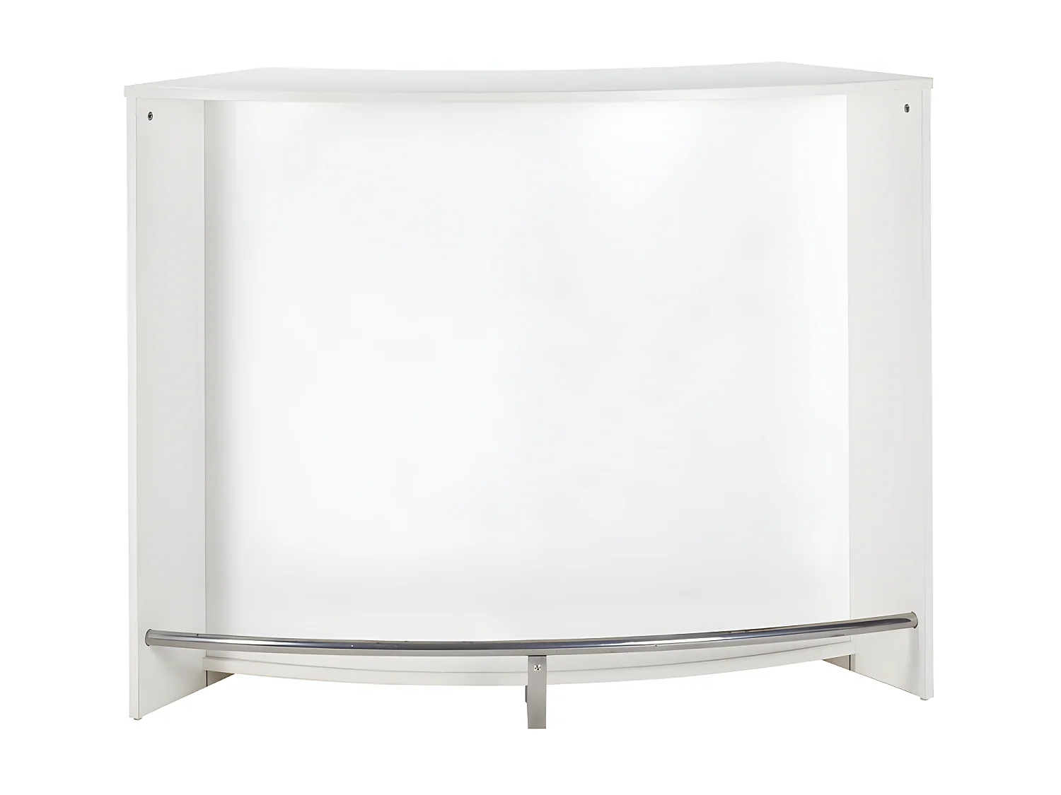 Comptoir de bar 2 portes blanc Snack 134cm
