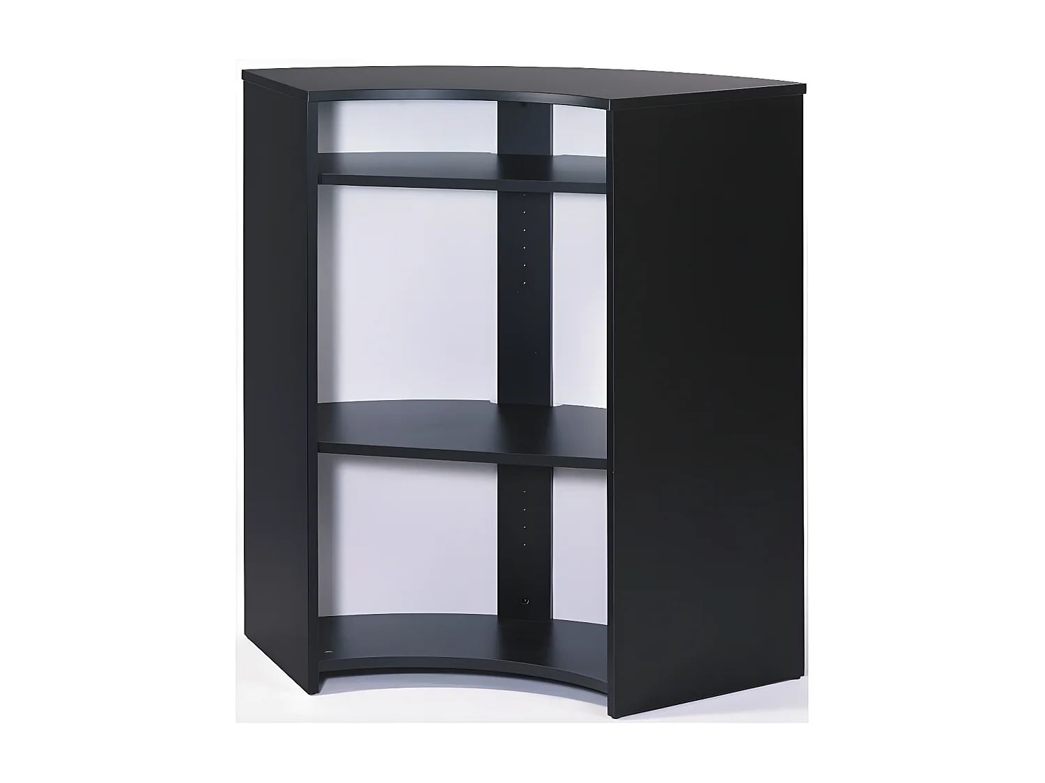 Zwarte toog met rode opdruk Snack 106