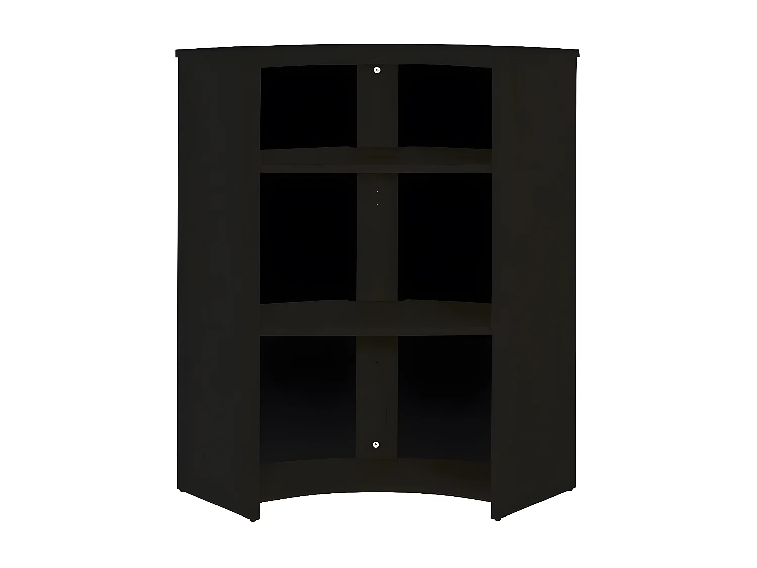 Comptoir de bar noir et imprimé capiton noir Snack 96cm