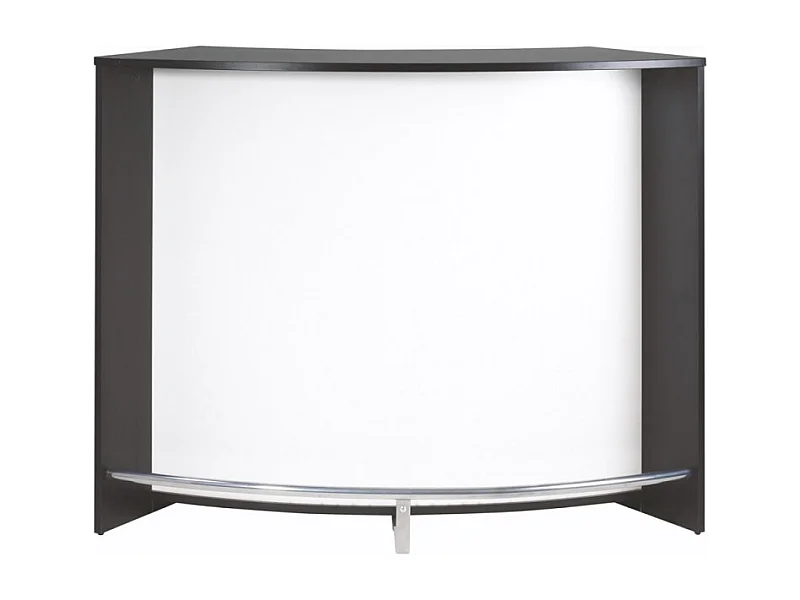 Comptoir de bar blanc et noir Snack 134