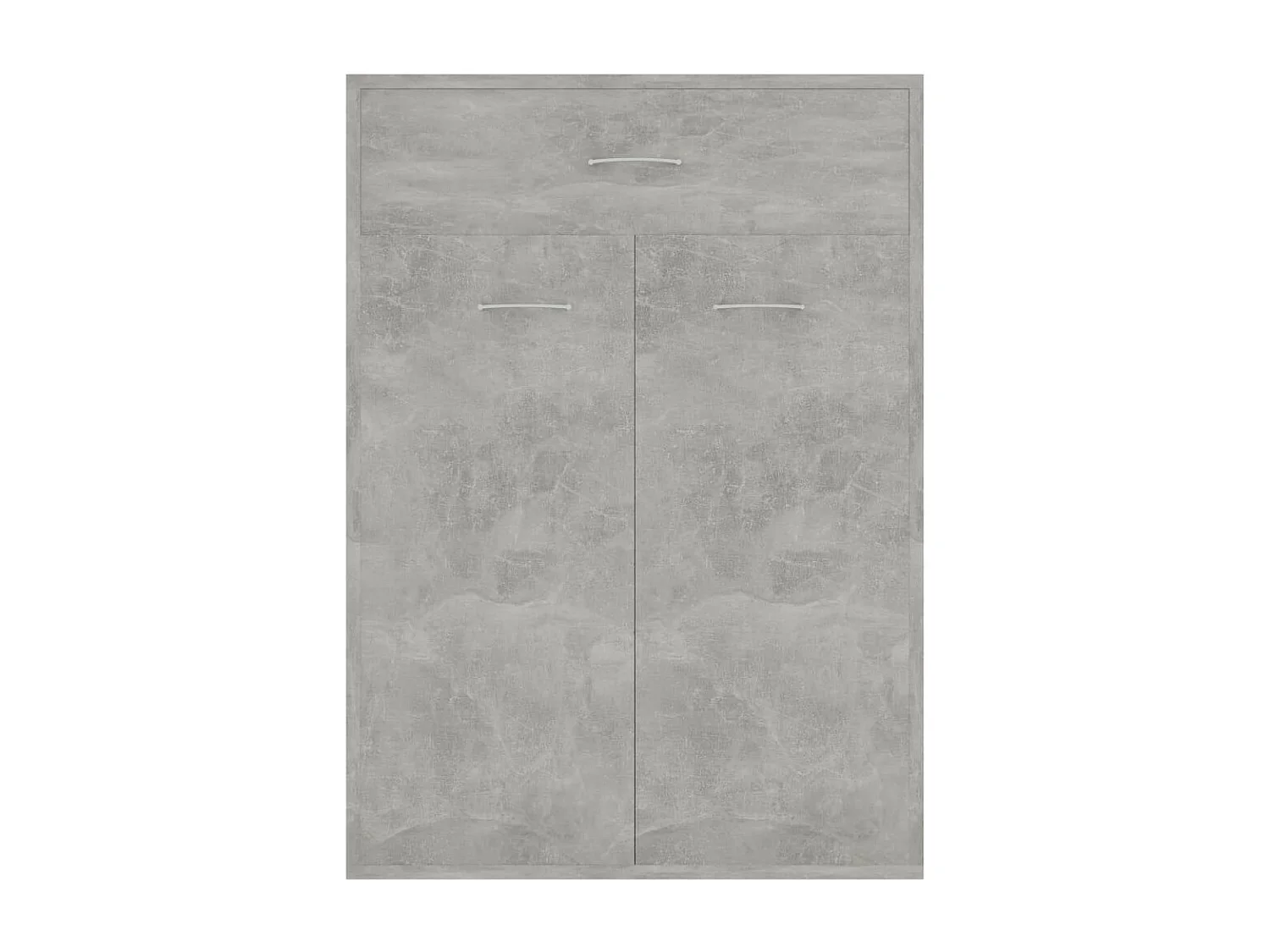 Armoire à chaussures Gris béton 60x35x84