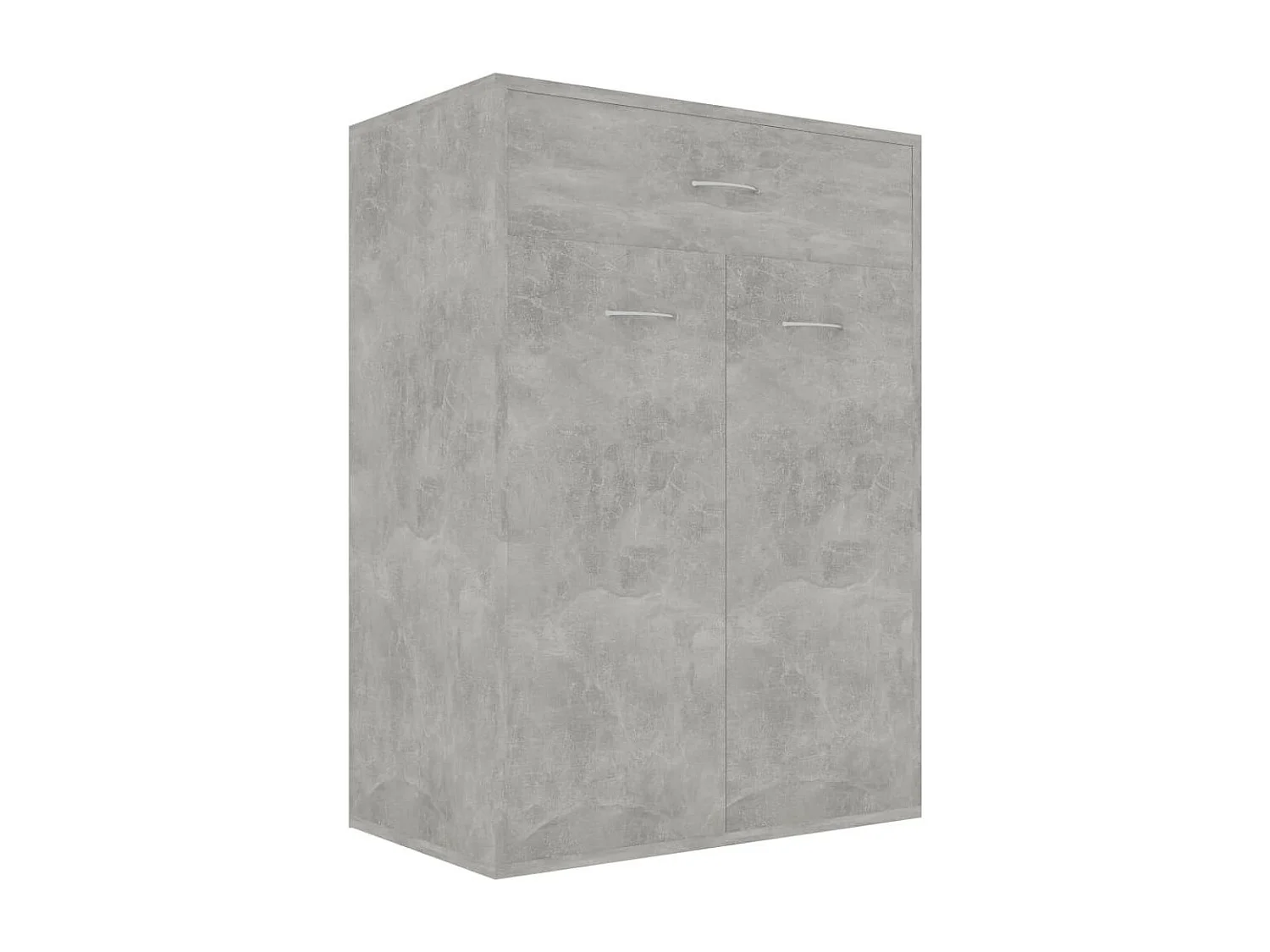 Armoire à chaussures Gris béton 60x35x84