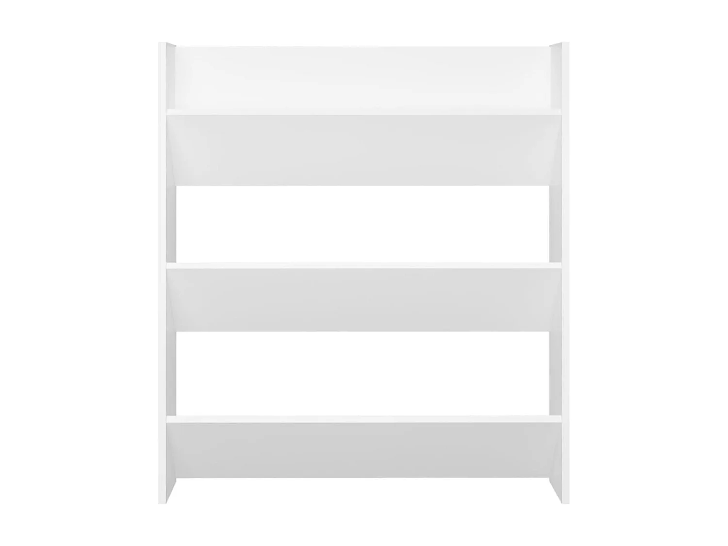 Armoire à chaussures murale en bois kalipé L 80 x H 90 - Format pratique-Couleur Chêne clair