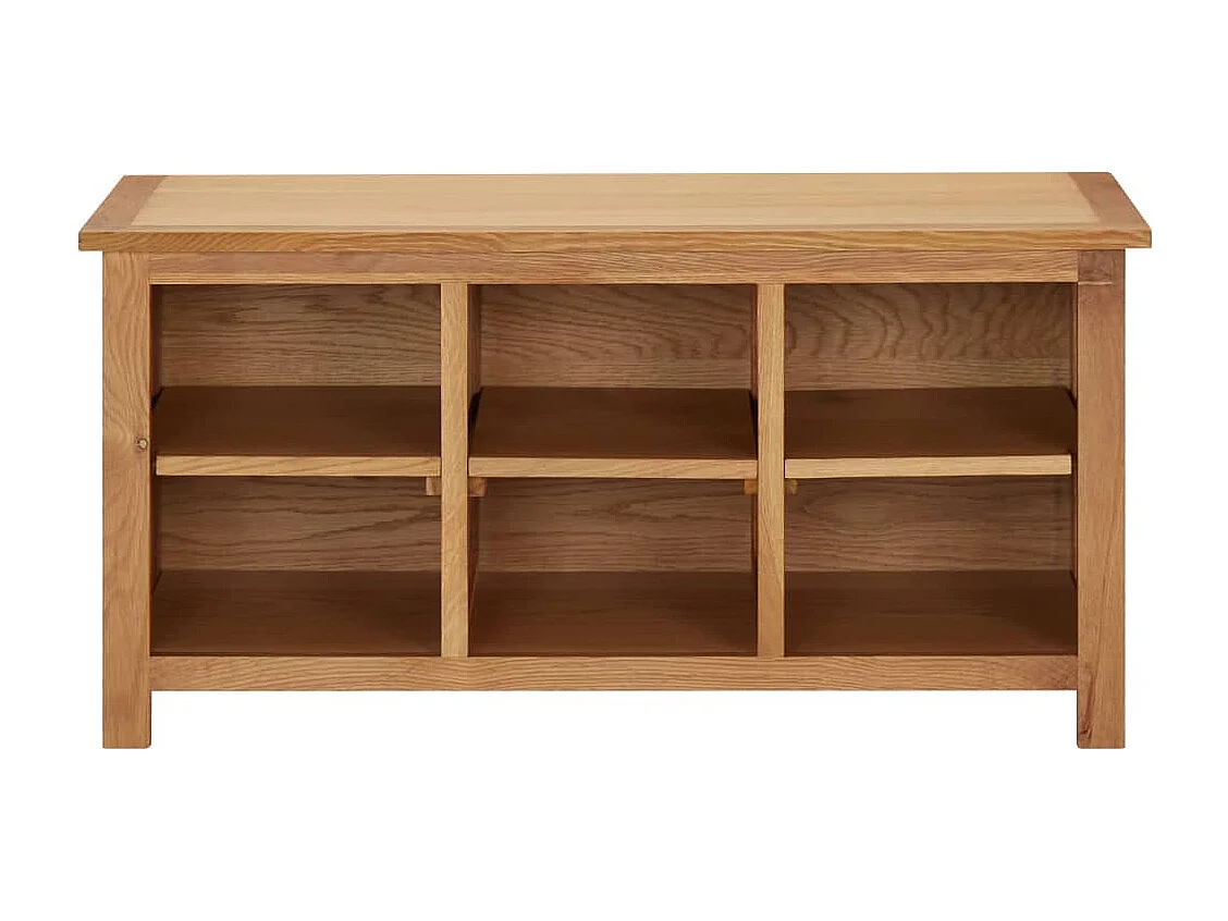 Étagère à chaussures 90x37x45 Bois de chêne solide