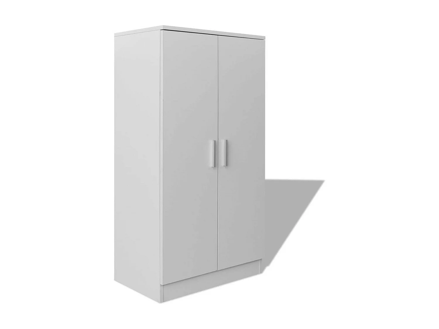 Meuble à chaussures 7 étagères blanc