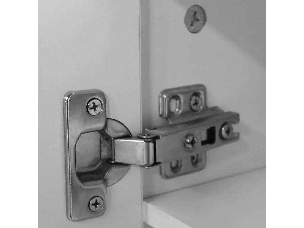 Meuble à chaussures 7 étagères blanc