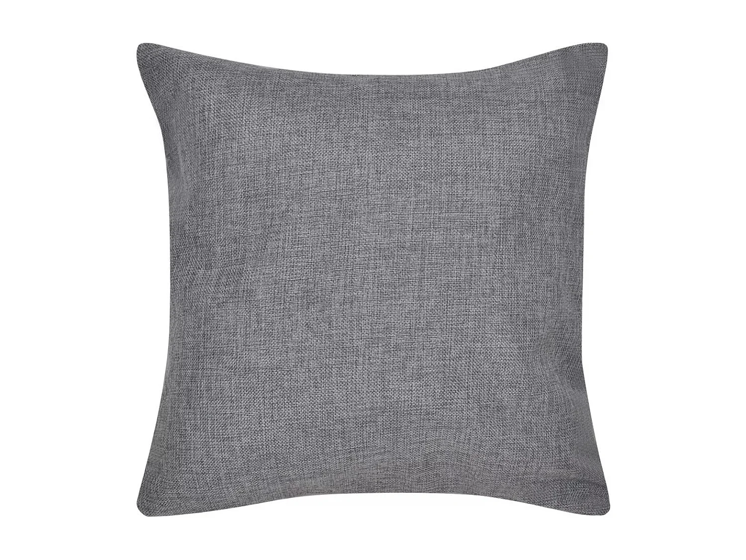 Housses de coussin 4 pcs Aspect de lin Anthracite 40x40