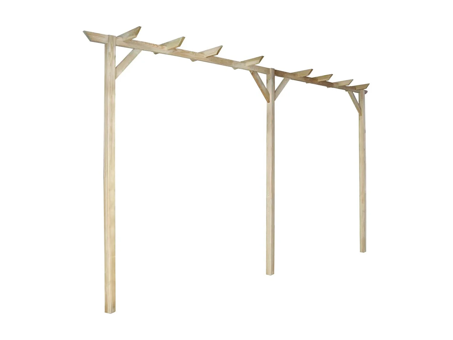 Pergola de jardin 400 x 40x205 Bois