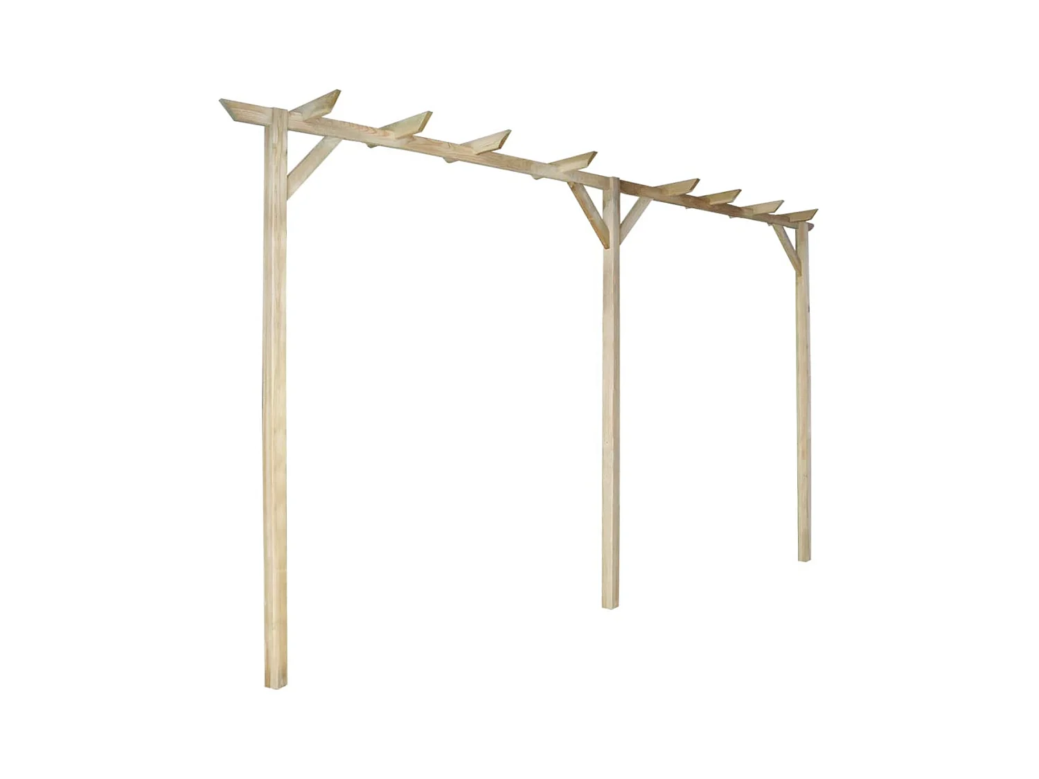 Pergola de jardin 400 x 40x205 Bois