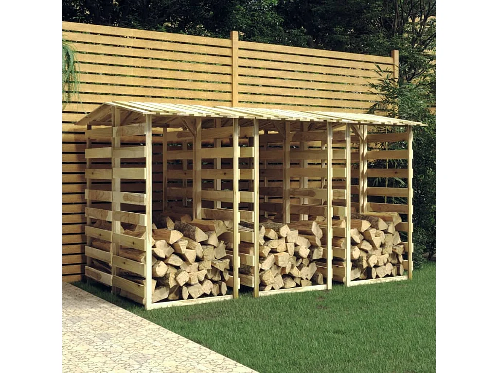 Pergolas avec toits 6 pcs 100x90x200 Bois de pin imprégné