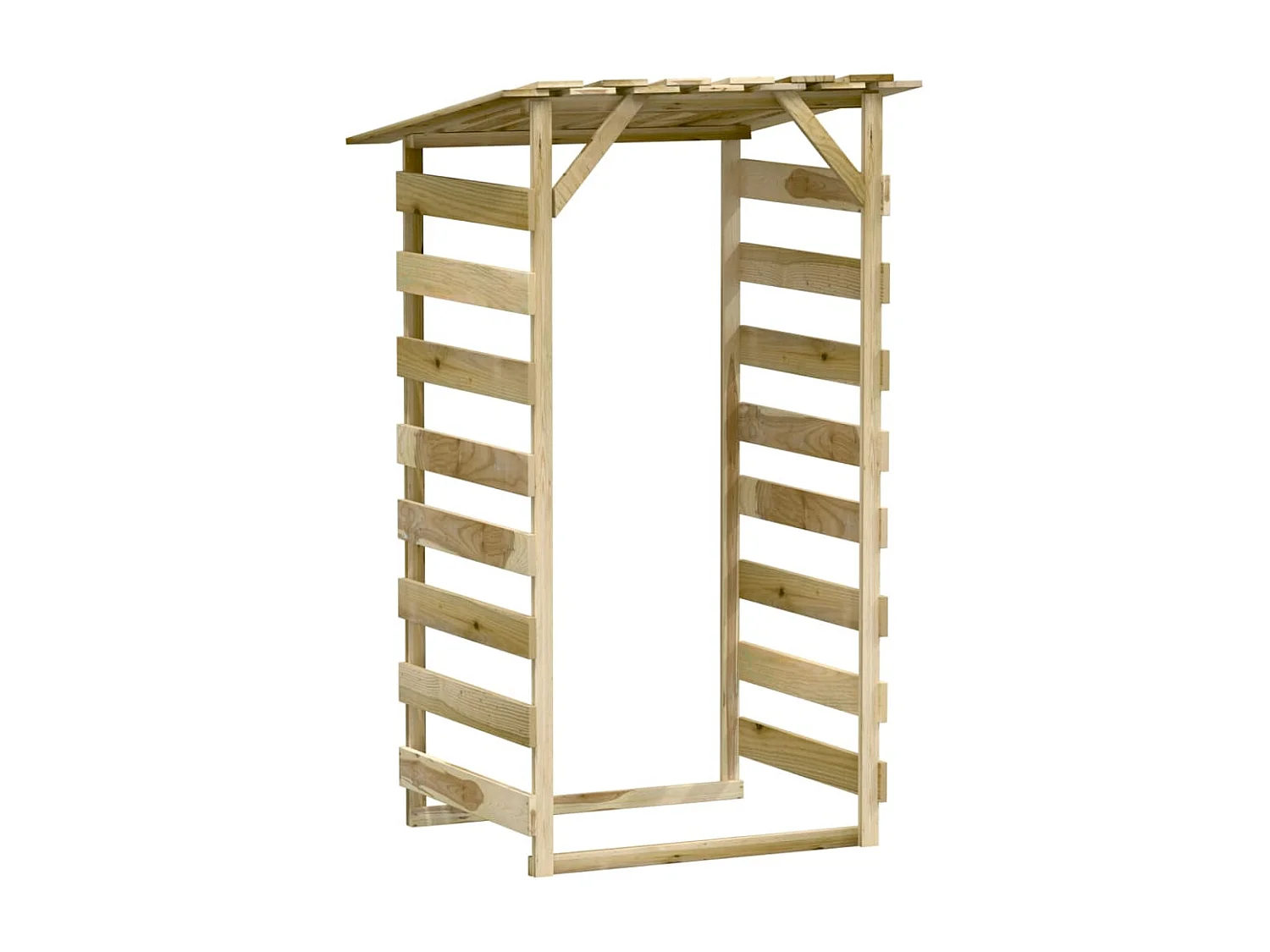 Pergolas avec toits 6 pcs 100x90x200 Bois de pin imprégné