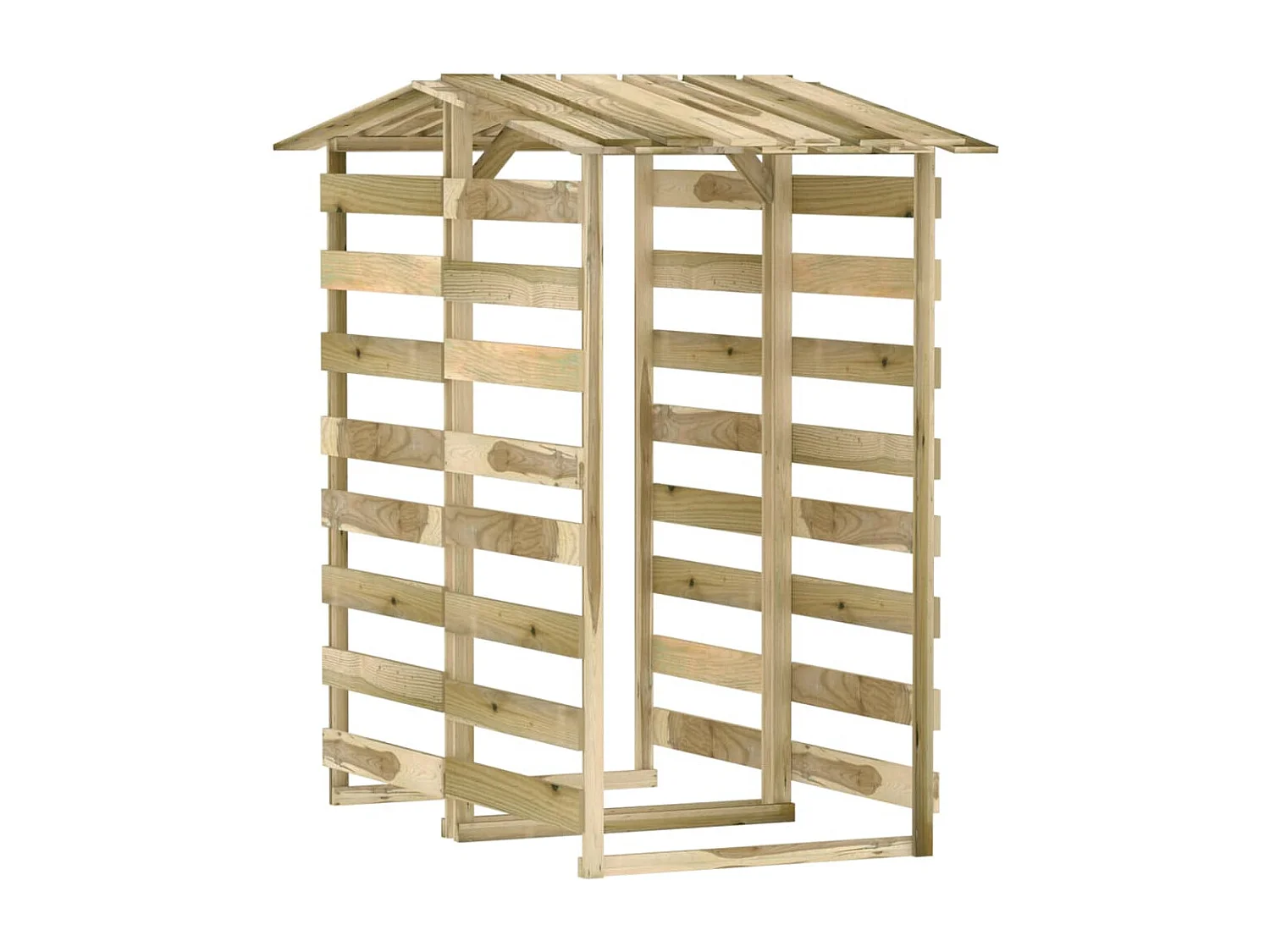 Pergolas avec toits 2 pcs 100x90x200 Bois de pin imprégné