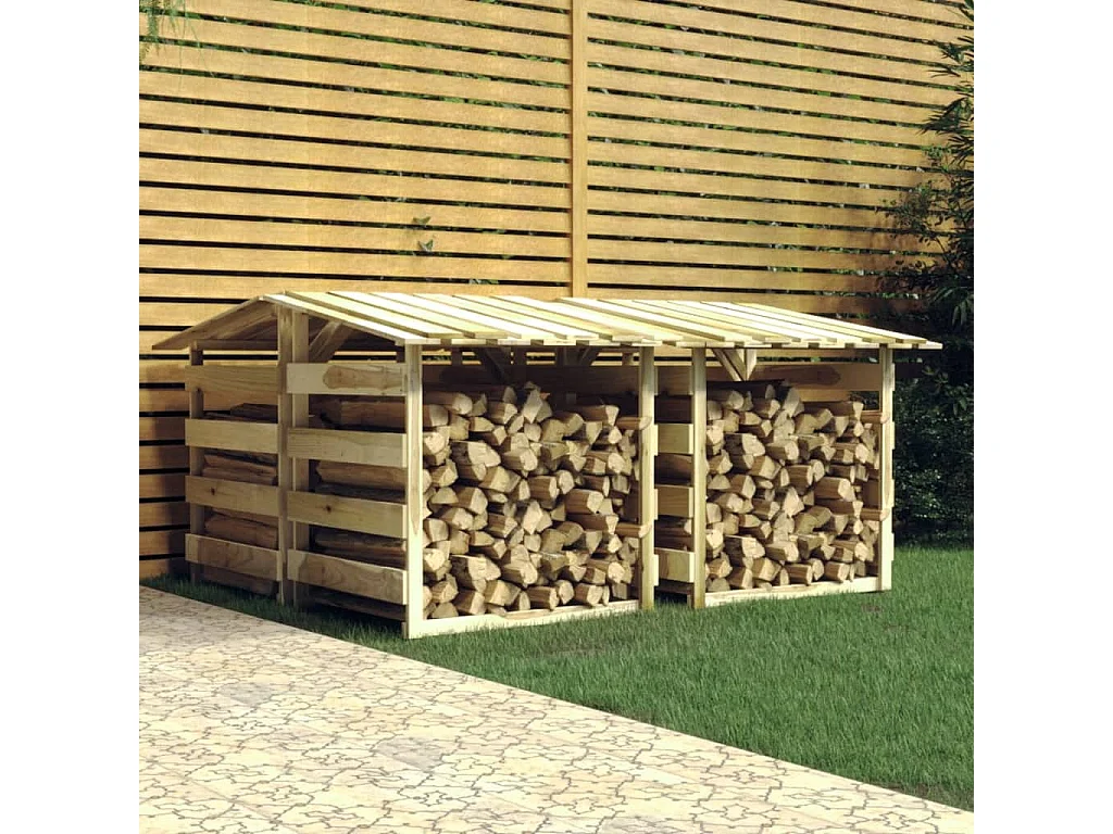 Pergolas avec toits 4 pcs 100x90x100 Bois de pin imprégné