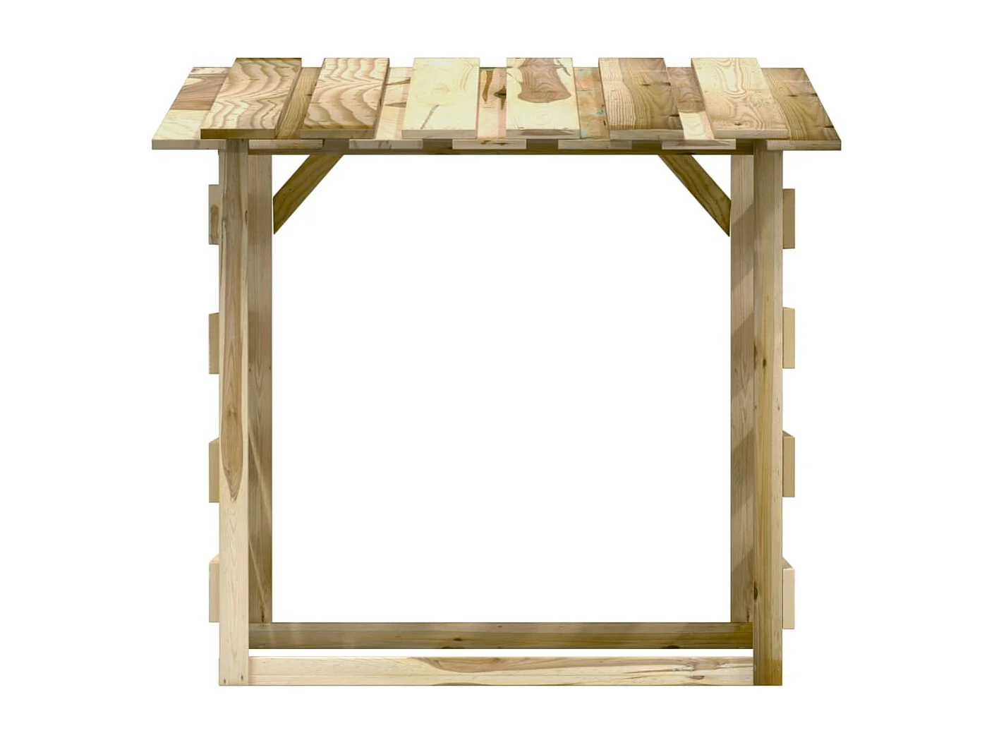 Pergolas avec toits 4 pcs 100x90x100 Bois de pin imprégné