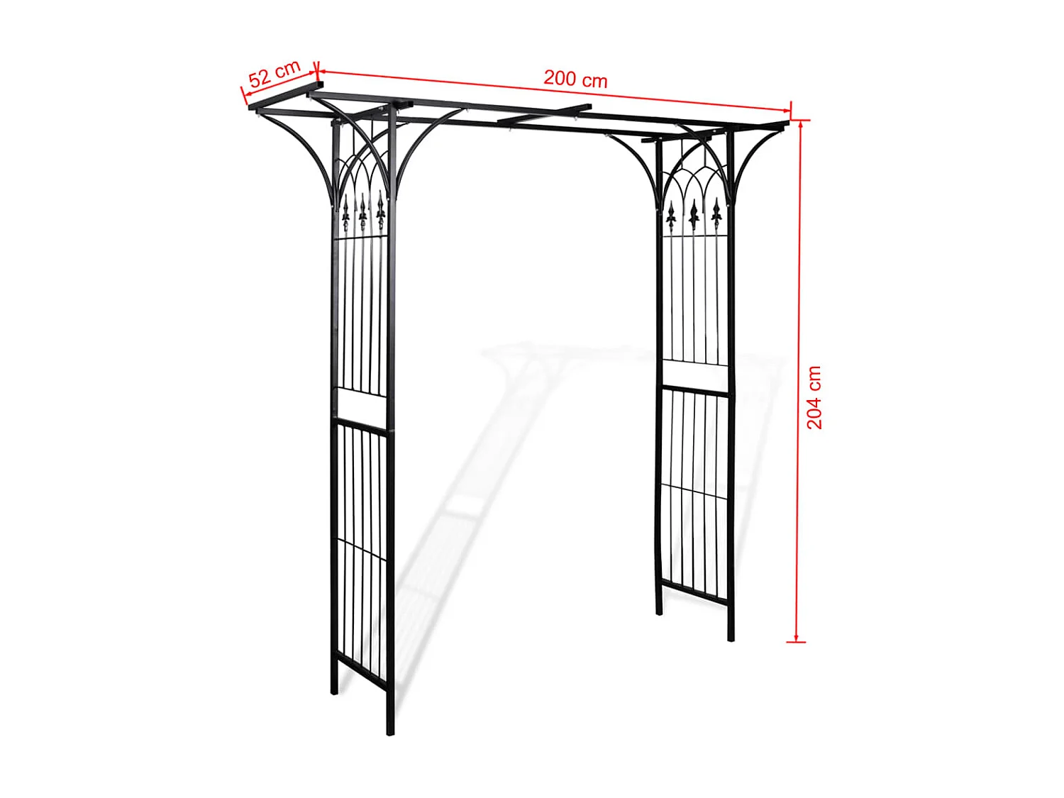 Arche de jardin 200 x 52x204