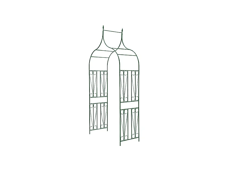 Arche de jardin Design de piquet plantes grimpantes Vert foncé