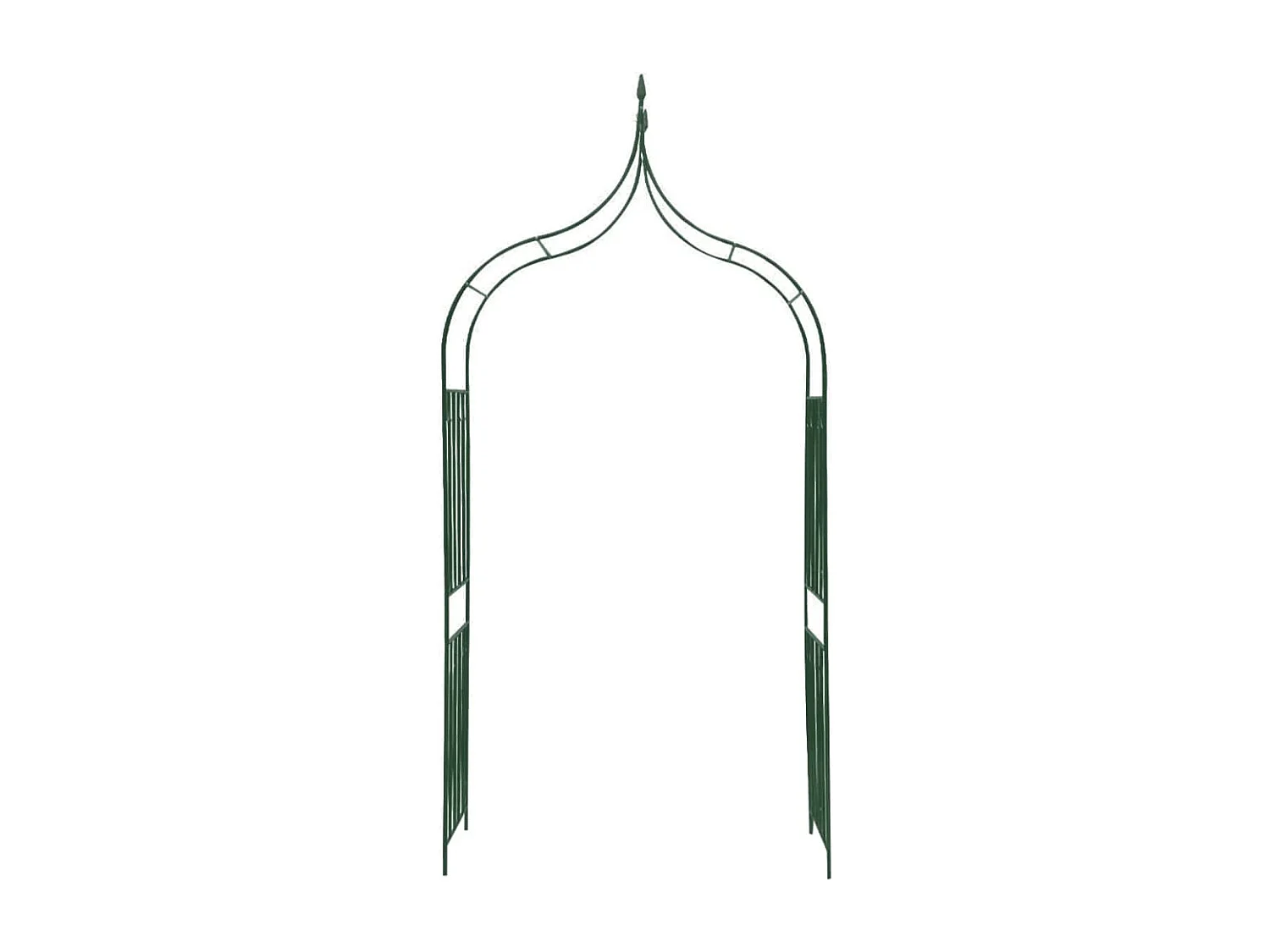 Arche de jardin Design de piquet plantes grimpantes Vert foncé