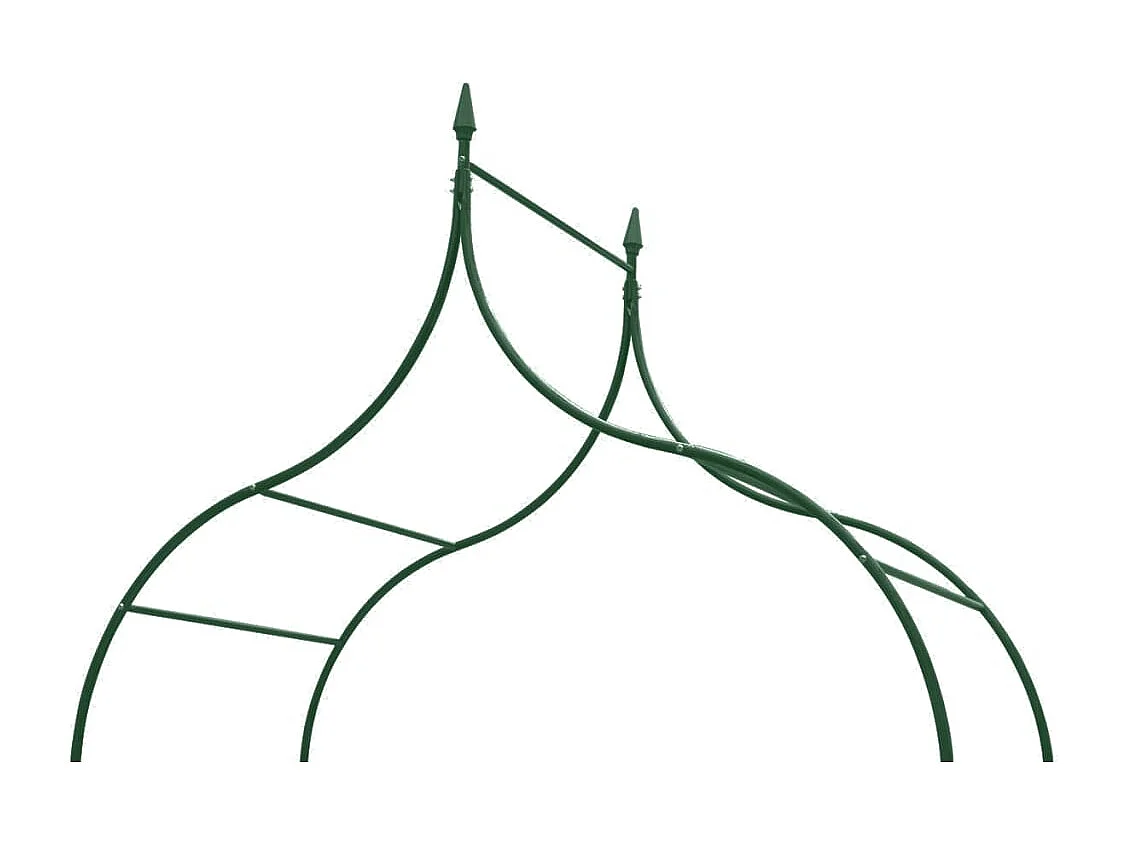 Arche de jardin Design de piquet plantes grimpantes Vert foncé