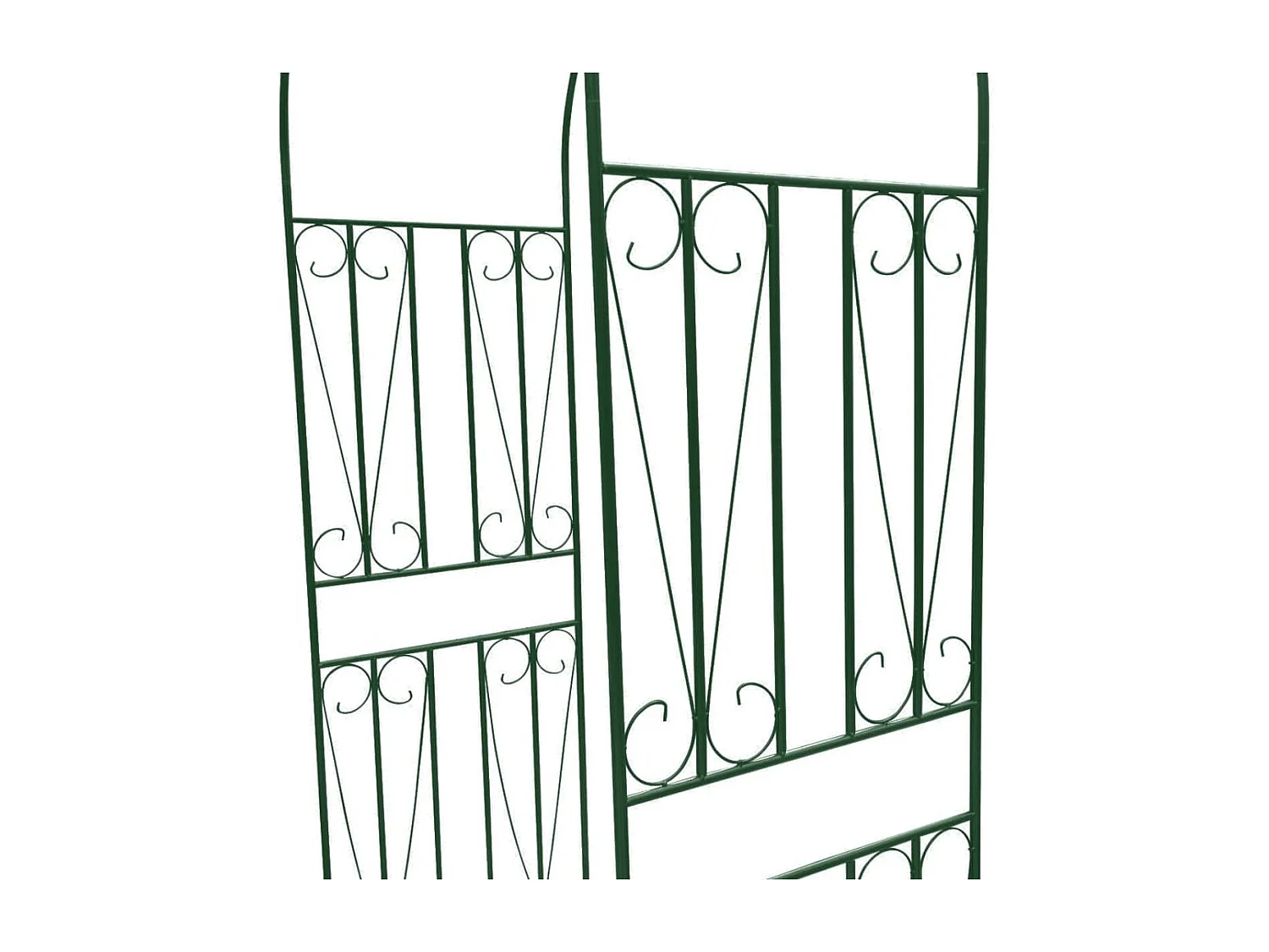 Arche de jardin Design de piquet plantes grimpantes Vert foncé