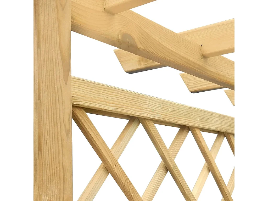 Jardinière pergola 162 x 56x204 Bois
